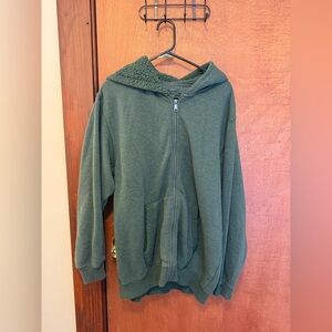 Aerie Textured Green Sweater